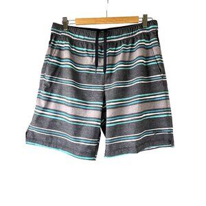 Summer Spring Preppy Beach Speedo Lined Knee Length Board shorts, Men's Medium